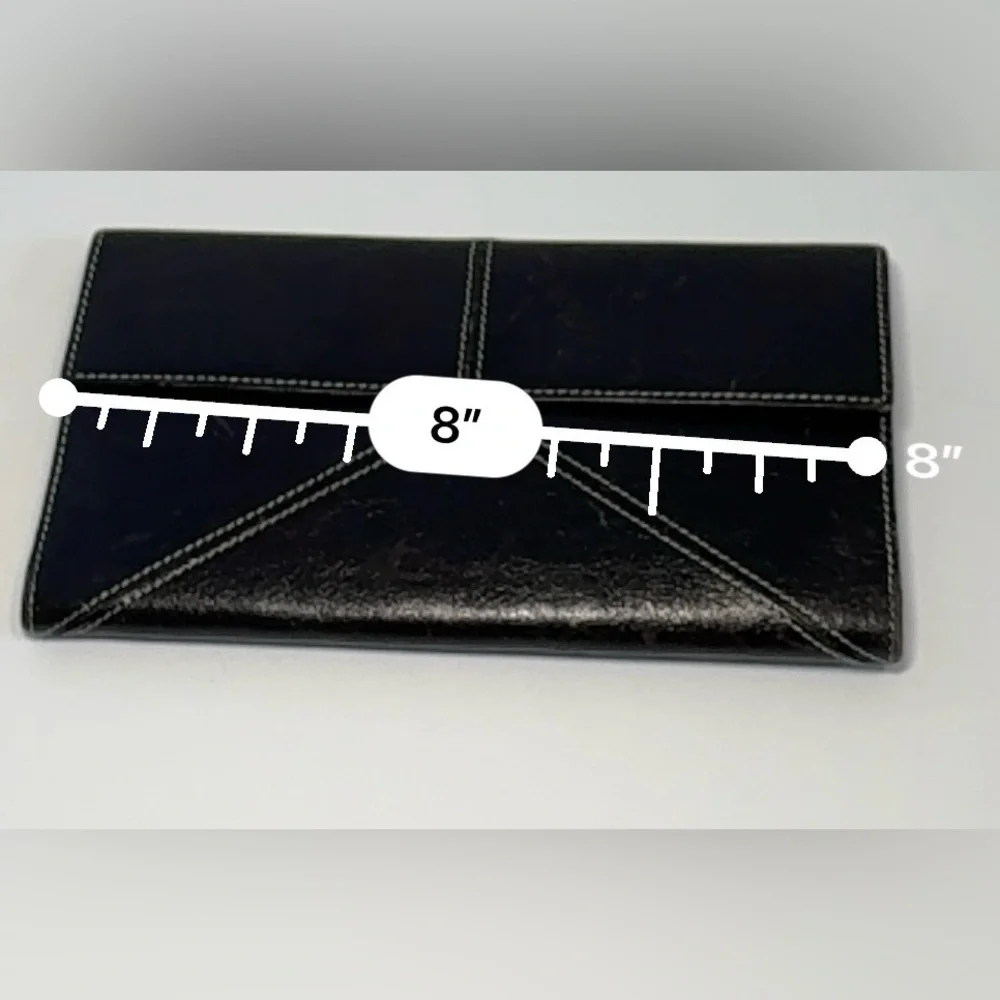 Tusk luxurious black leather wallet